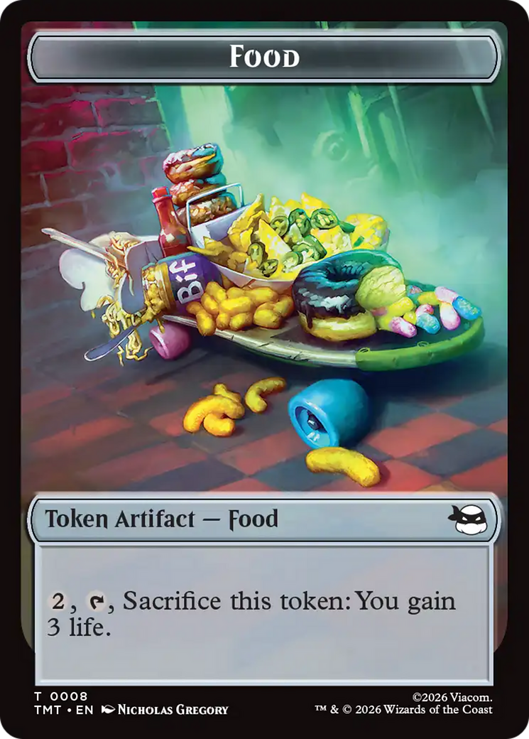 Robot // Food Double-Sided Token [Teenage Mutant Ninja Turtles Tokens] | Deep Dive Games St. Marys