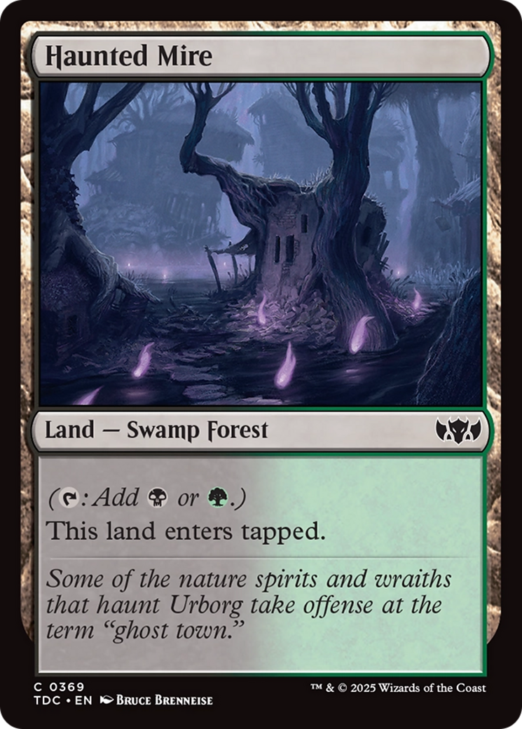 Haunted Mire [Tarkir: Dragonstorm Commander] | Deep Dive Games St. Marys