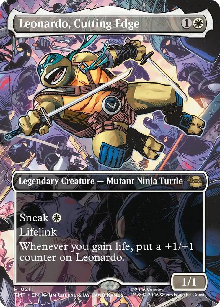 Leonardo, Cutting Edge (Borderless) [Teenage Mutant Ninja Turtles] | Deep Dive Games St. Marys