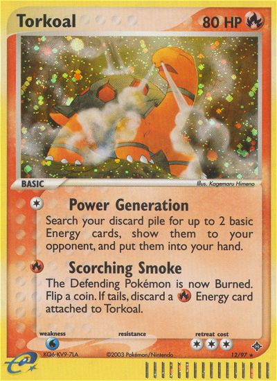 Torkoal (12/97) [EX: Dragon] | Deep Dive Games St. Marys