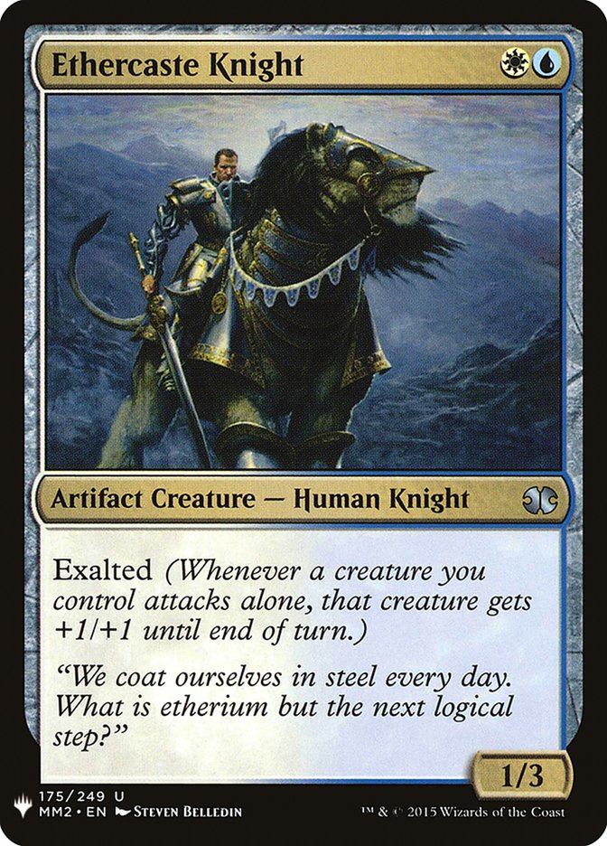 Ethercaste Knight [Mystery Booster] | Deep Dive Games St. Marys