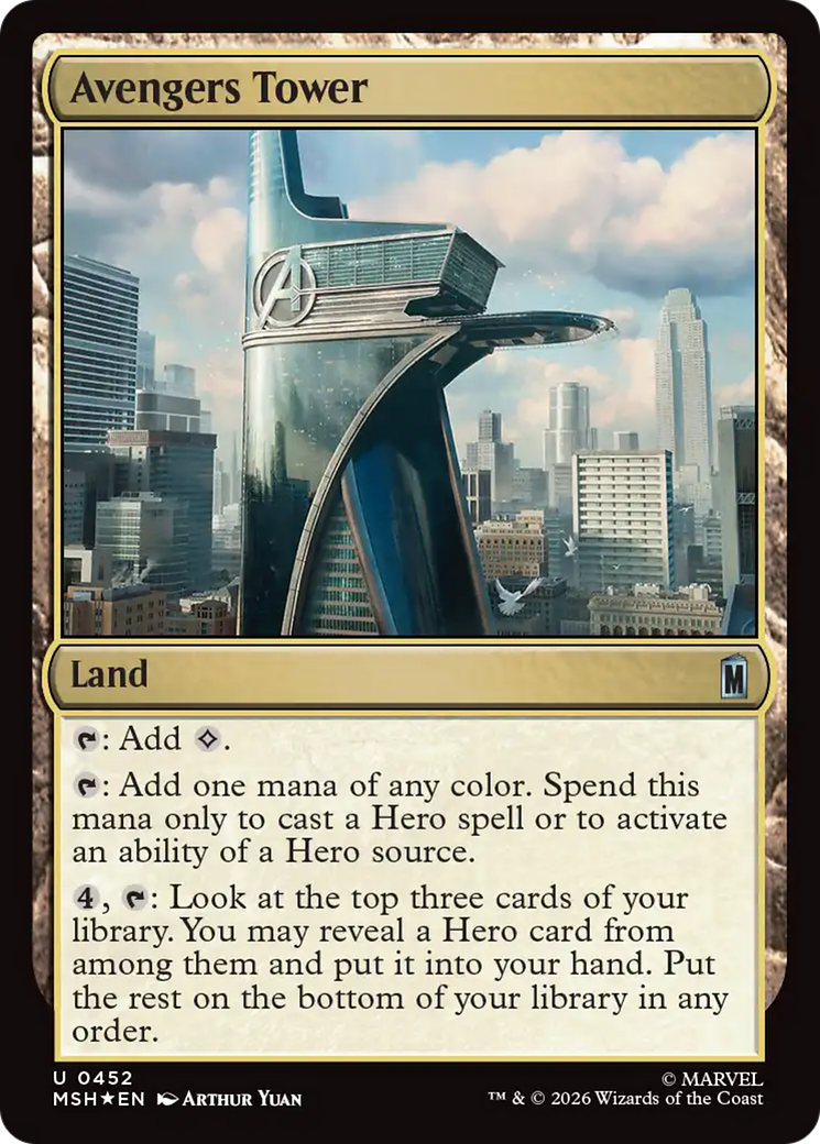 Avengers Tower (Surge Foil) [Marvel Super Heroes] | Deep Dive Games St. Marys