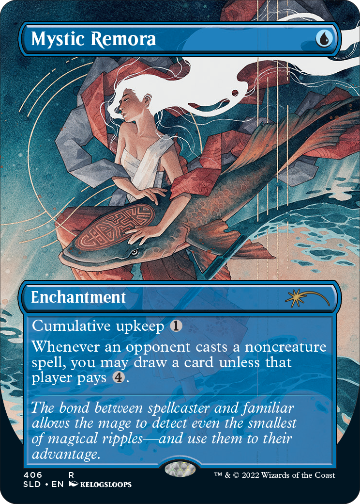 Mystic Remora (Borderless) [Secret Lair Drop Series] | Deep Dive Games St. Marys