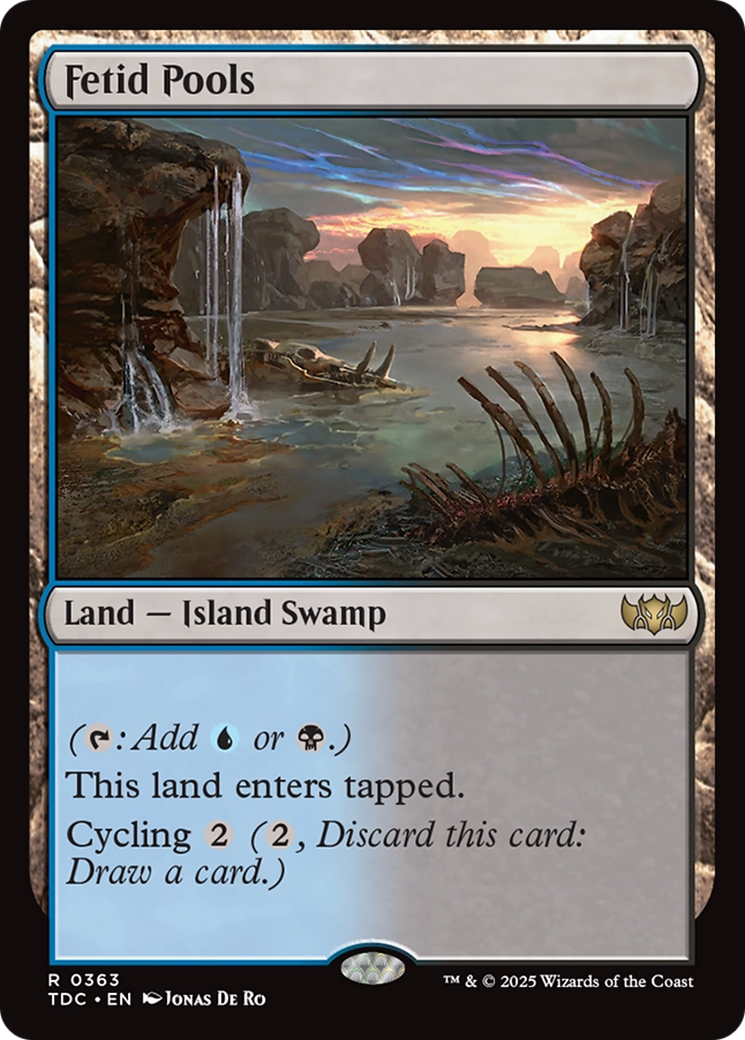 Fetid Pools [Tarkir: Dragonstorm Commander] | Deep Dive Games St. Marys