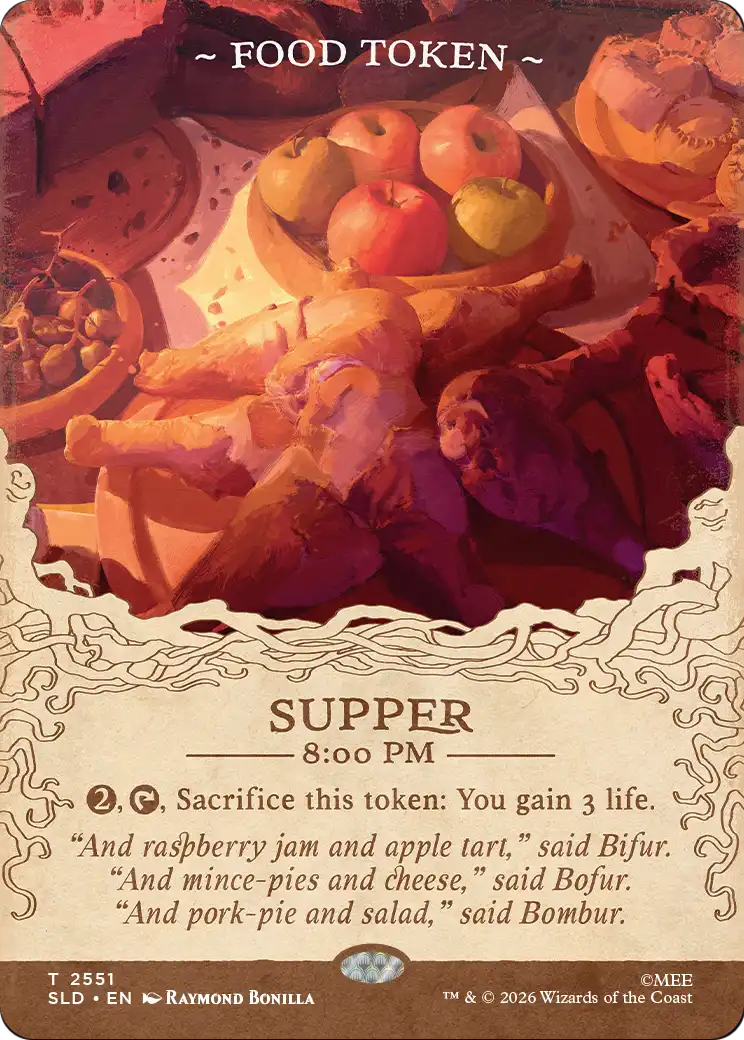 Food Token (2551) [Secret Lair Drop Series] | Deep Dive Games St. Marys