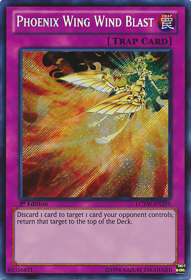 Phoenix Wing Wind Blast [LCYW-EN298] Secret Rare | Deep Dive Games St. Marys