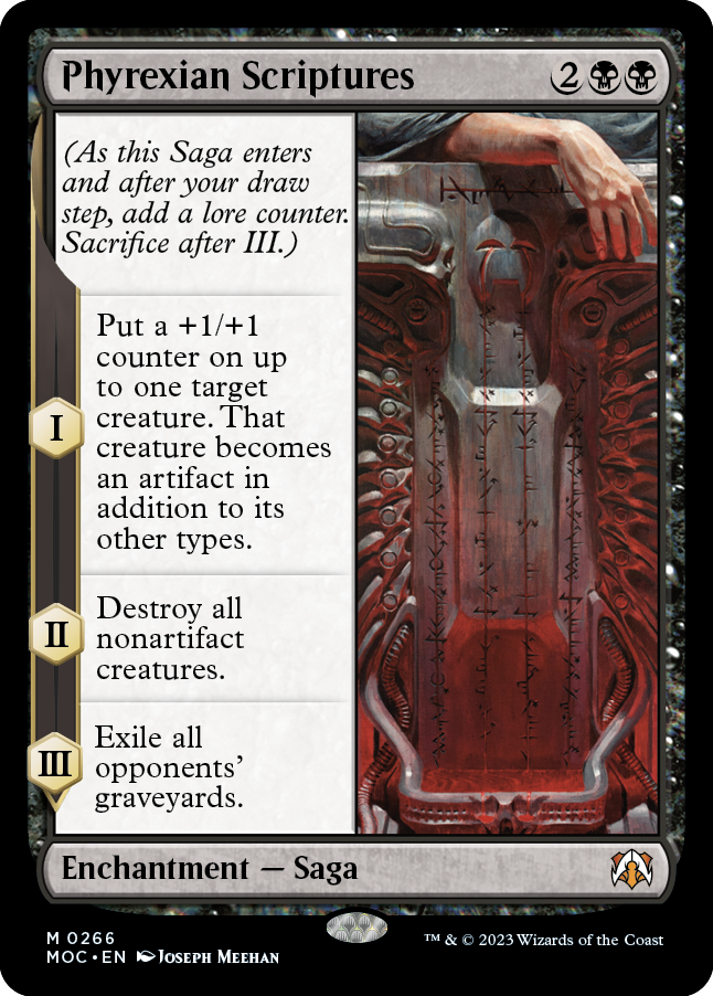 Phyrexian Scriptures [March of the Machine Commander] | Deep Dive Games St. Marys