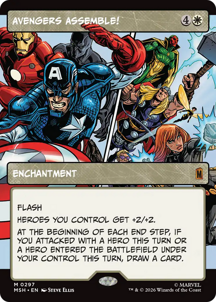 Avengers Assemble! (Borderless) (0297) [Marvel Super Heroes] | Deep Dive Games St. Marys