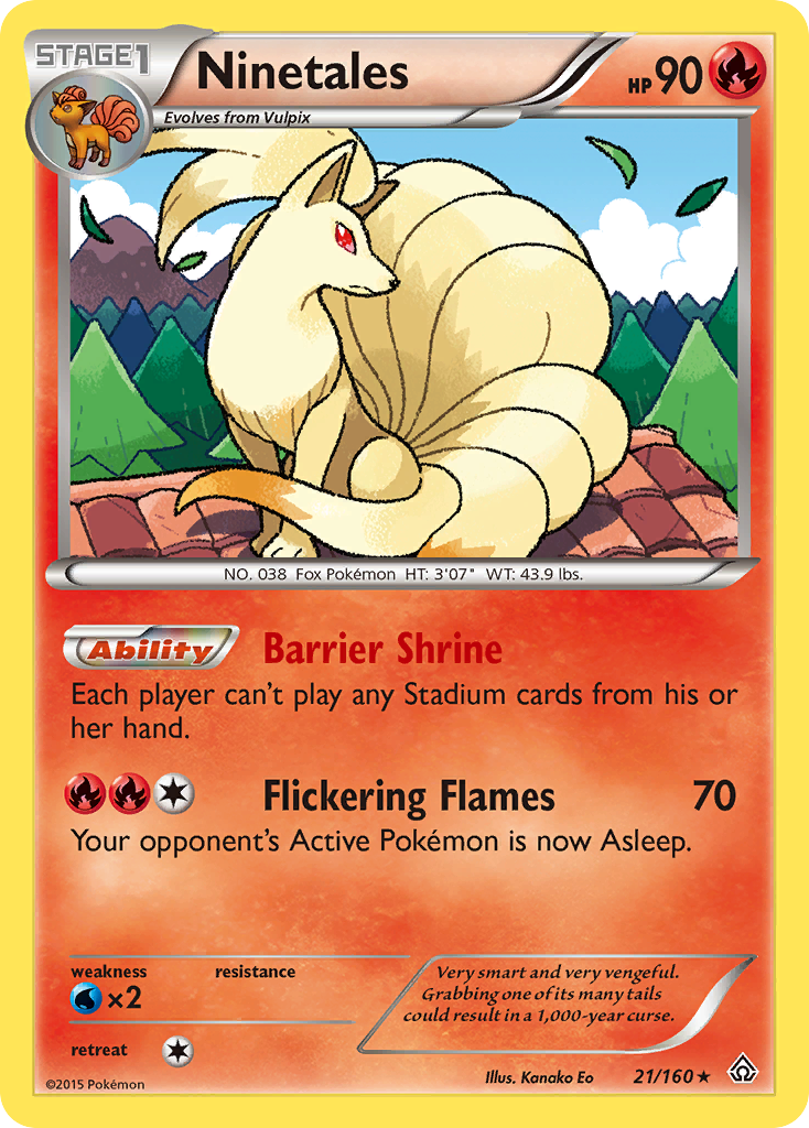 Ninetales (21/160) [XY: Primal Clash] | Deep Dive Games St. Marys