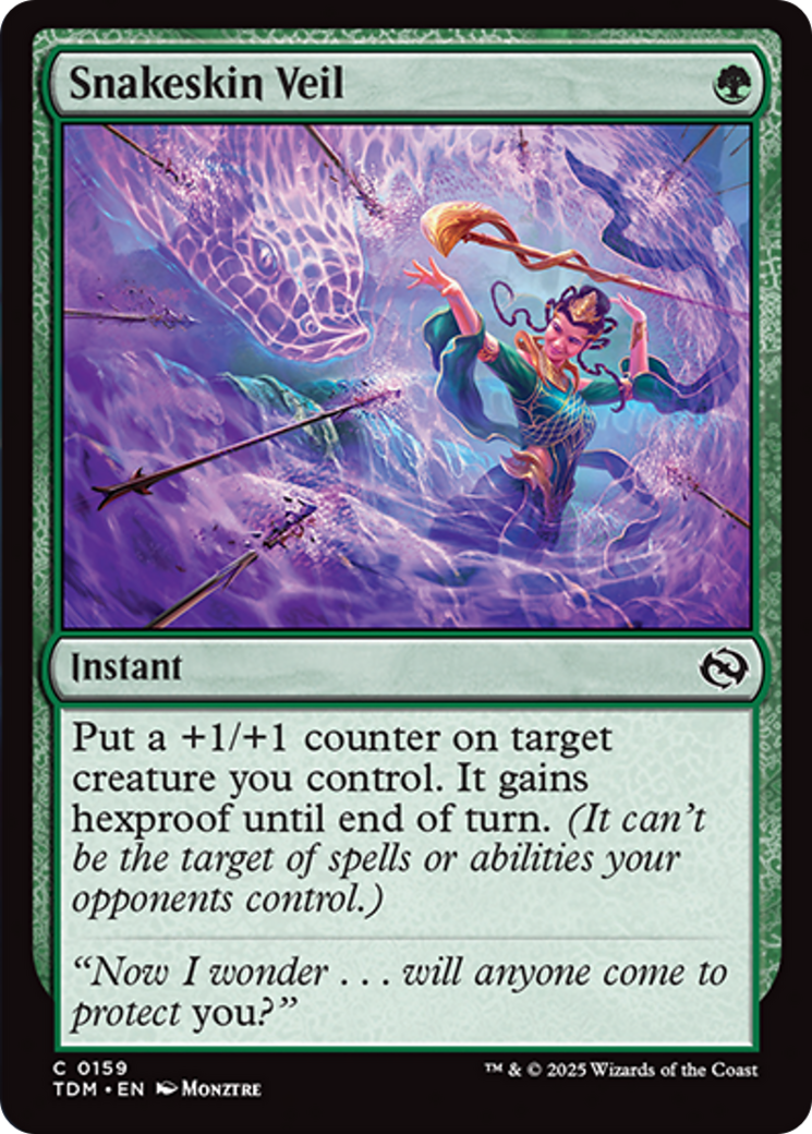 Snakeskin Veil [Tarkir: Dragonstorm] | Deep Dive Games St. Marys