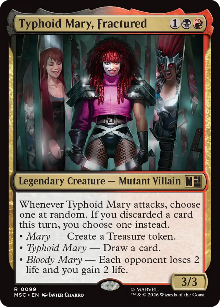Typhoid Mary, Fractured (Surge Foil) [Marvel Super Heroes Commander] | Deep Dive Games St. Marys