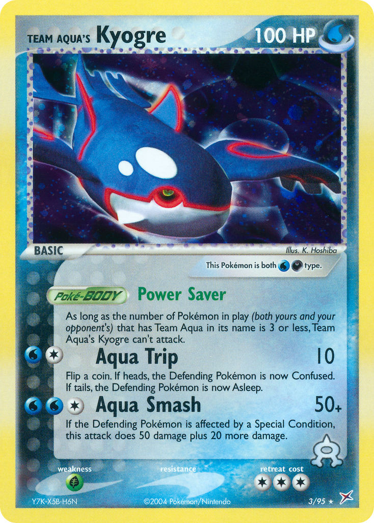 Team Aqua's Kyogre (3/95) (Theme Deck Exclusive) [EX: Team Magma vs Team Aqua] | Deep Dive Games St. Marys