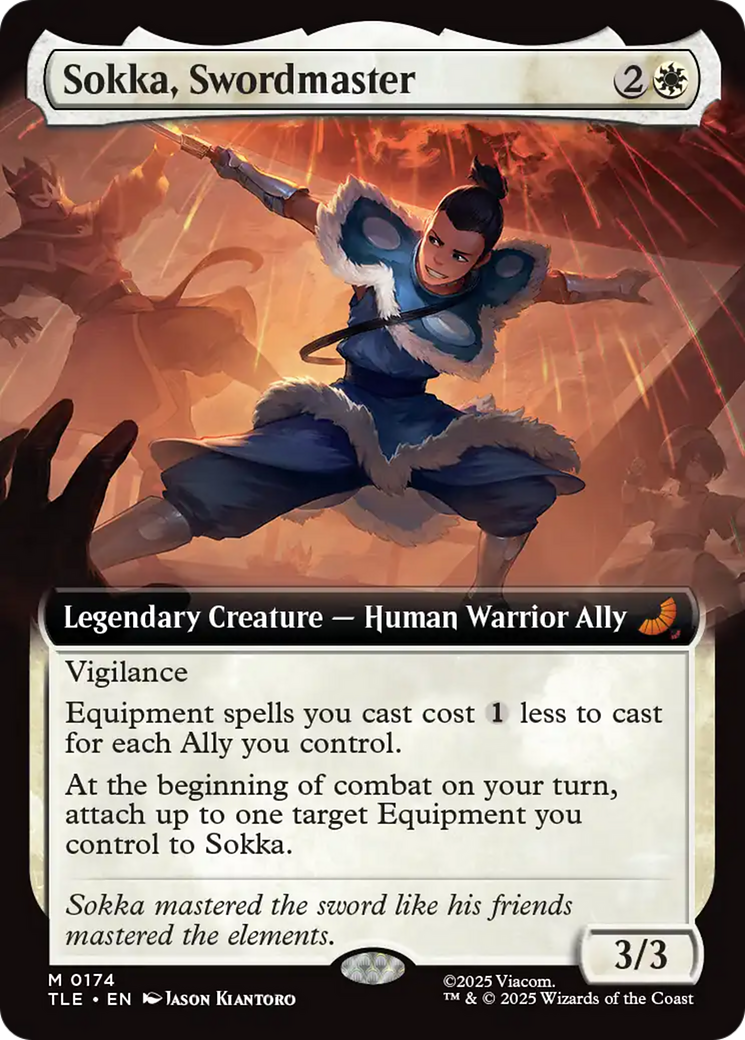 Sokka, Swordmaster (Extended Art) [Avatar: The Last Airbender: Eternal-Legal] | Deep Dive Games St. Marys