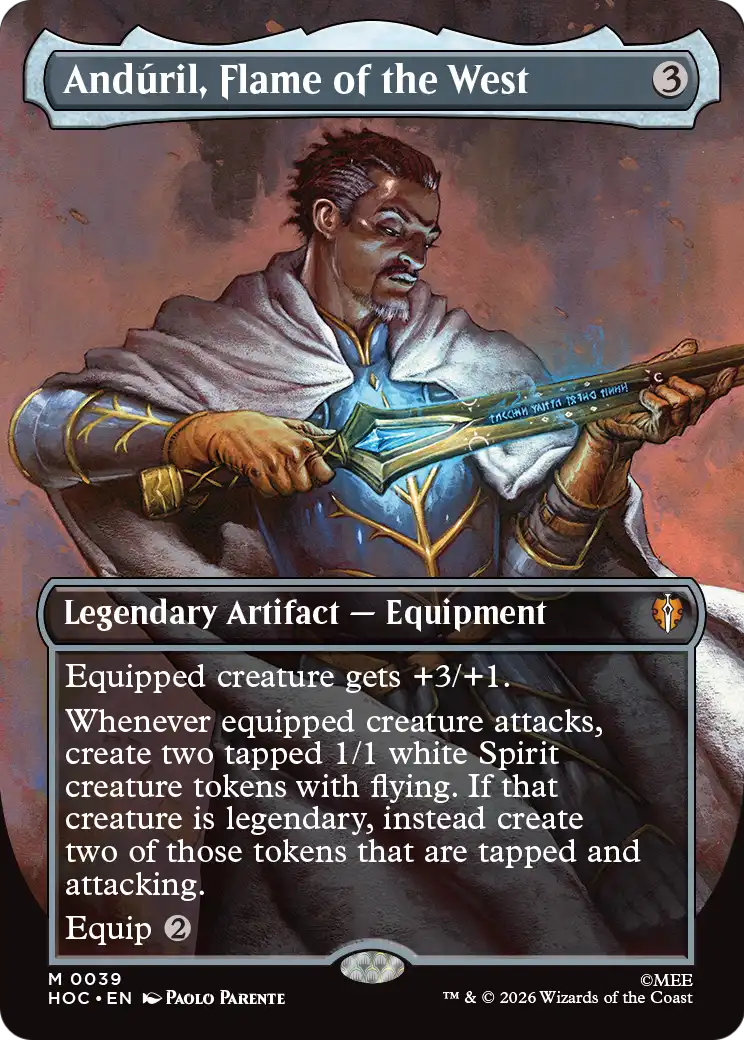 Anduril, Flame of the West (Borderless) [The Hobbit: Eternal-Legal] | Deep Dive Games St. Marys