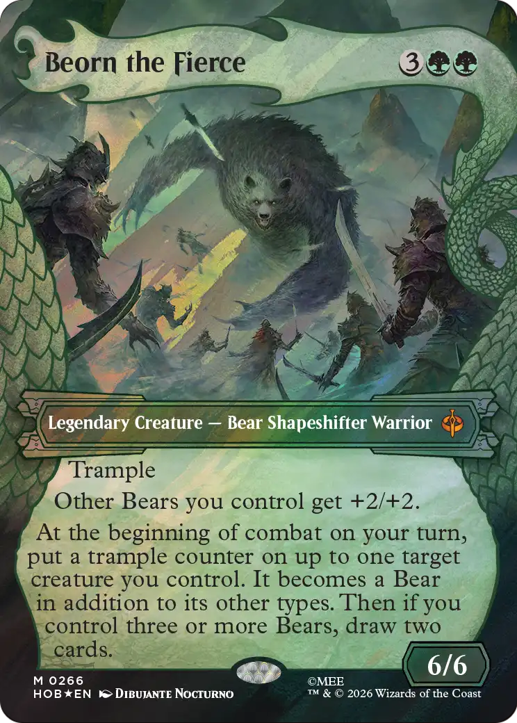 Beorn the Fierce (Showcase) (Surge Foil) [The Hobbit] | Deep Dive Games St. Marys