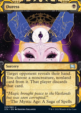 Duress (Foil Etched) [Strixhaven: Mystical Archive] | Deep Dive Games St. Marys