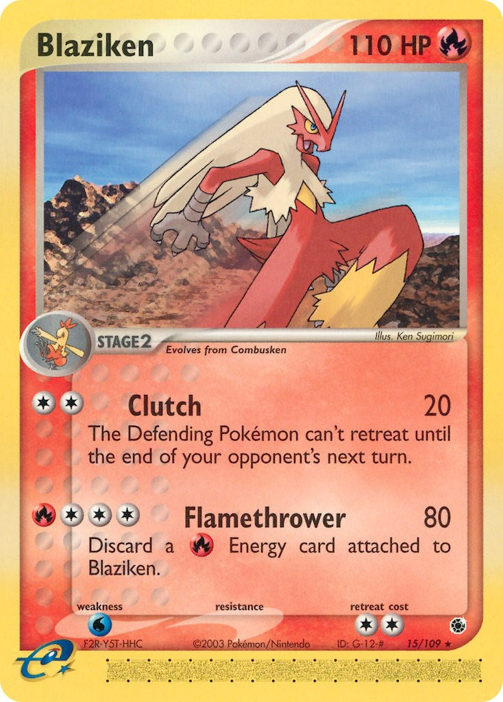Blaziken (15/109) [EX: Ruby & Sapphire] | Deep Dive Games St. Marys