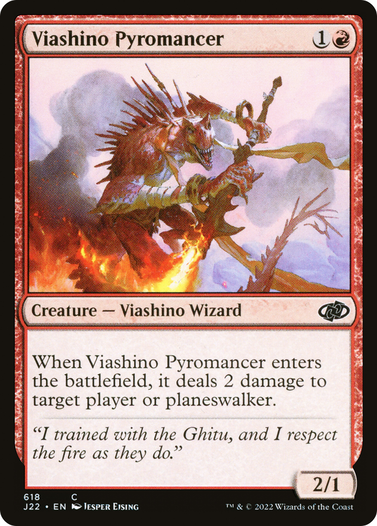 Viashino Pyromancer [Jumpstart 2022] | Deep Dive Games St. Marys