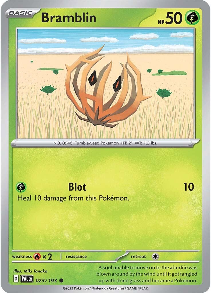 Bramblin (023/193) [Scarlet & Violet: Paldea Evolved] | Deep Dive Games St. Marys