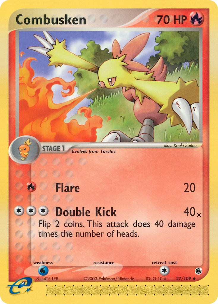 Combusken (27/109) [EX: Ruby & Sapphire] | Deep Dive Games St. Marys