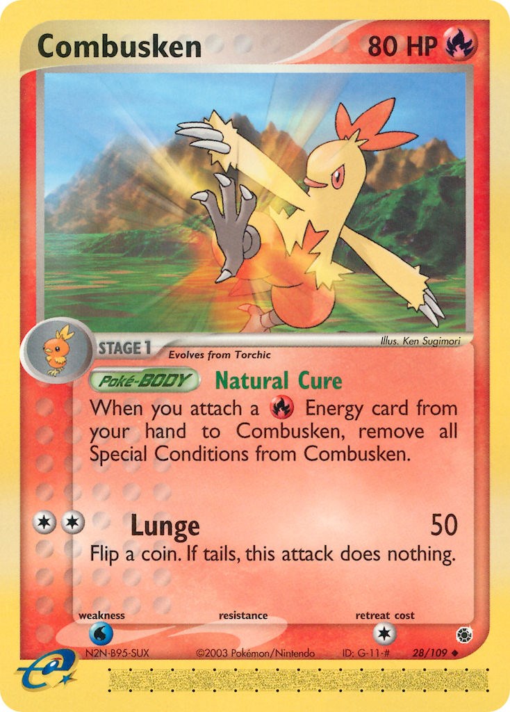 Combusken (28/109) [EX: Ruby & Sapphire] | Deep Dive Games St. Marys