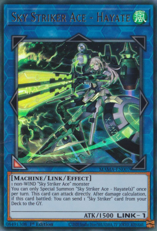 Sky Striker Ace - Hayate [MAMA-EN007] Ultra Rare | Deep Dive Games St. Marys