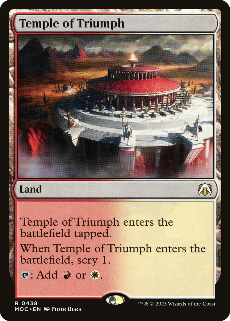 Temple of Triumph [March of the Machine Commander] | Deep Dive Games St. Marys