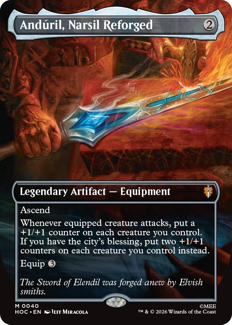 Anduril, Narsil Reforged (Borderless) [The Hobbit: Eternal-Legal] | Deep Dive Games St. Marys