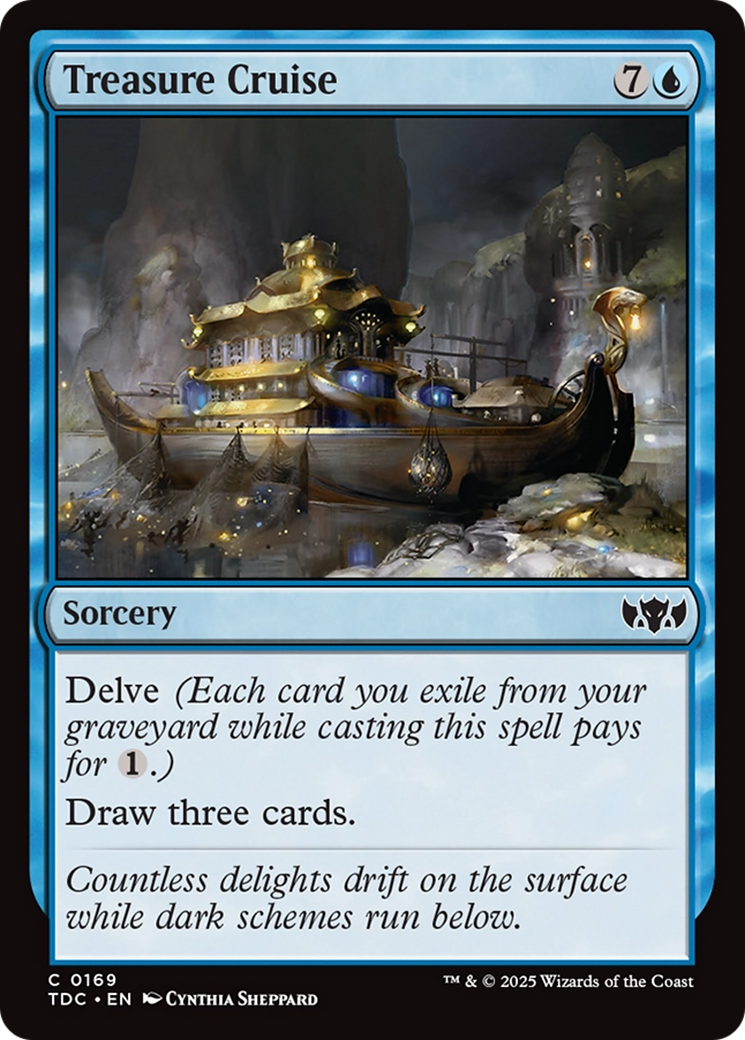 Treasure Cruise [Tarkir: Dragonstorm Commander] | Deep Dive Games St. Marys