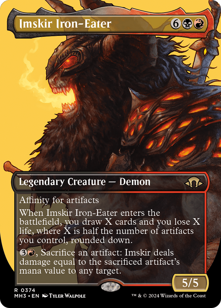 Imskir Iron-Eater (Borderless) [Modern Horizons 3] | Deep Dive Games St. Marys