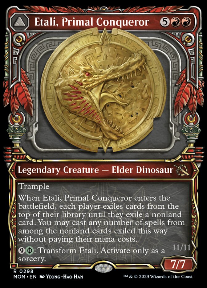 Etali, Primal Conqueror // Etali, Primal Sickness (Showcase Planar Booster Fun) [March of the Machine] | Deep Dive Games St. Marys
