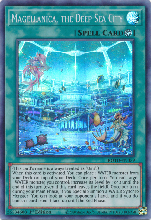 Magellanica, the Deep Sea City [ROTD-EN059] Super Rare | Deep Dive Games St. Marys