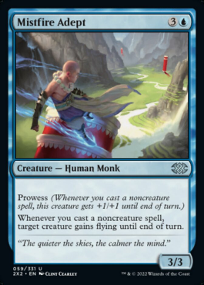 Mistfire Adept [Double Masters 2022] | Deep Dive Games St. Marys