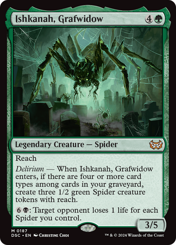 Ishkanah, Grafwidow [Duskmourn: House of Horror Commander] | Deep Dive Games St. Marys