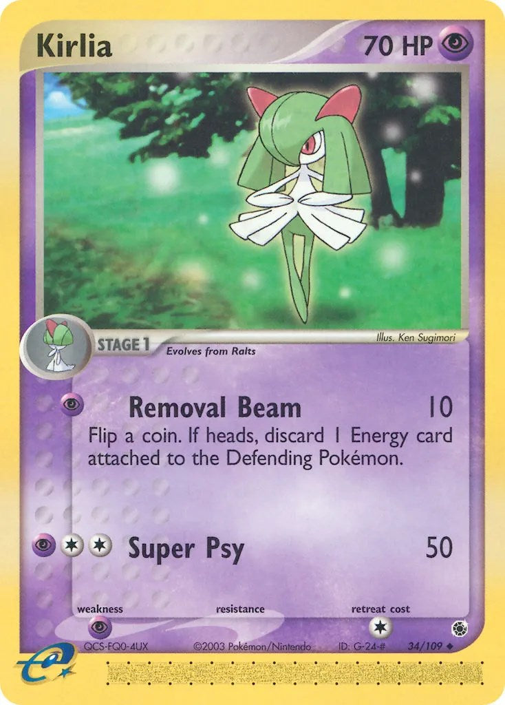 Kirlia (34/109) [EX: Ruby & Sapphire] | Deep Dive Games St. Marys
