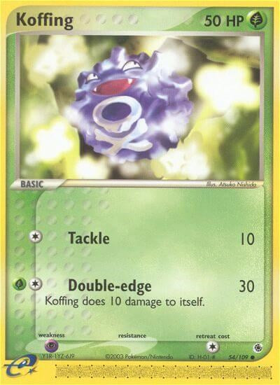 Koffing (54/109) [EX: Ruby & Sapphire] | Deep Dive Games St. Marys