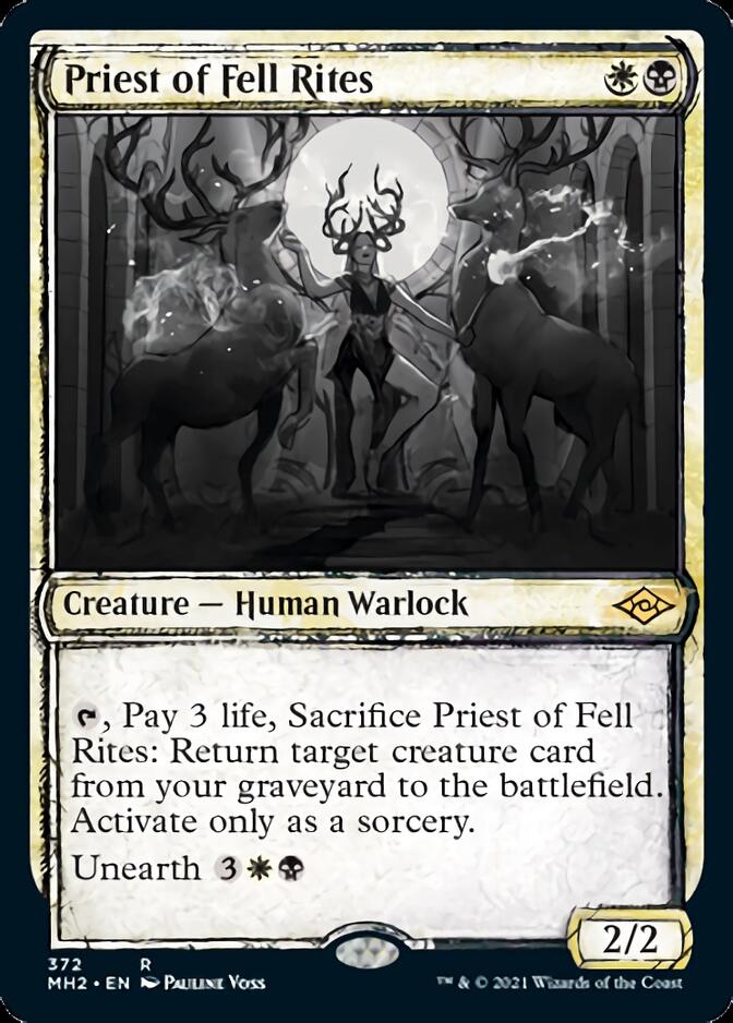 Priest of Fell Rites (Sketch) [Modern Horizons 2] | Deep Dive Games St. Marys