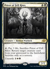 Priest of Fell Rites (Sketch) [Modern Horizons 2] | Deep Dive Games St. Marys