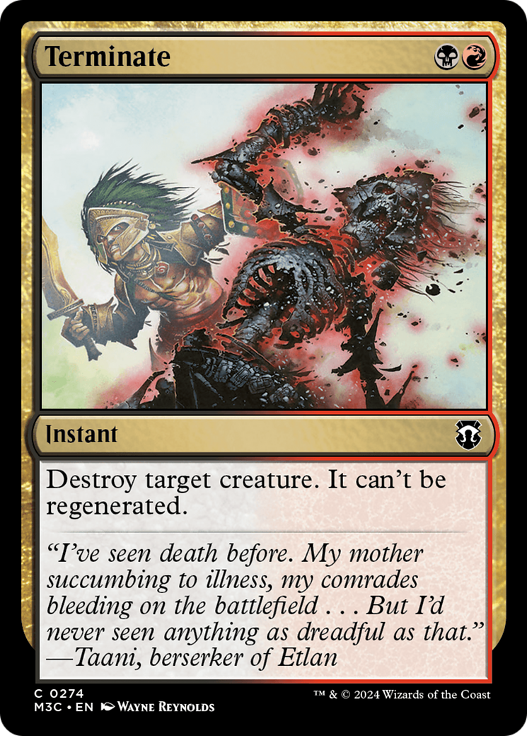 Terminate [Modern Horizons 3 Commander] | Deep Dive Games St. Marys