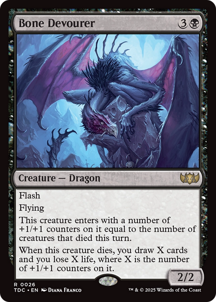 Bone Devourer [Tarkir: Dragonstorm Commander] | Deep Dive Games St. Marys