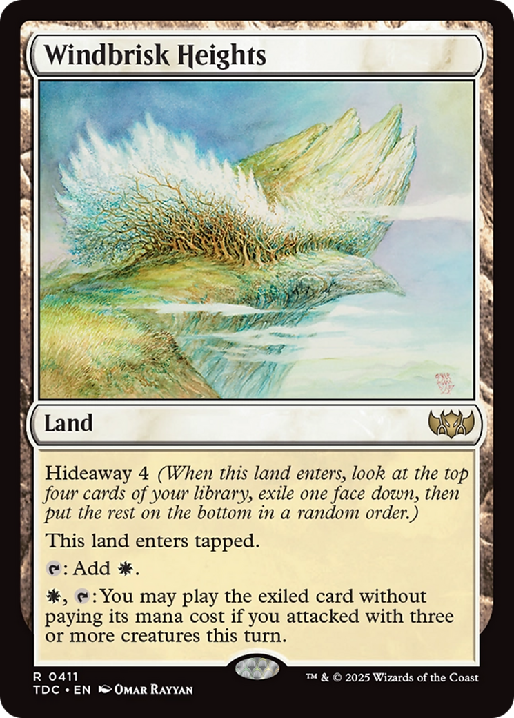 Windbrisk Heights [Tarkir: Dragonstorm Commander] | Deep Dive Games St. Marys