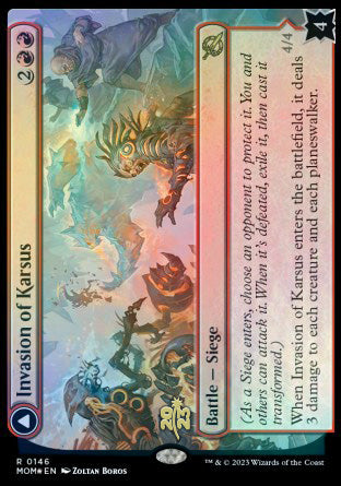 Invasion of Karsus // Refraction Elemental [March of the Machine Prerelease Promos] | Deep Dive Games St. Marys
