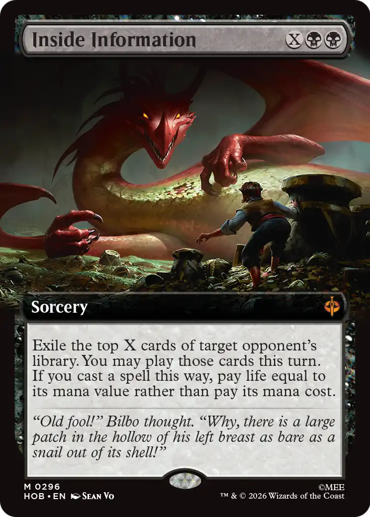 Inside Information (Extended Art) [The Hobbit] | Deep Dive Games St. Marys