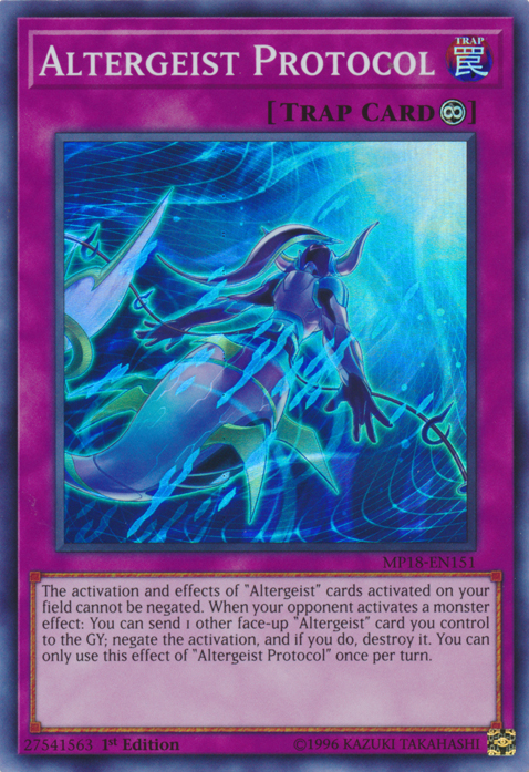 Altergeist Protocol [MP18-EN151] Super Rare | Deep Dive Games St. Marys