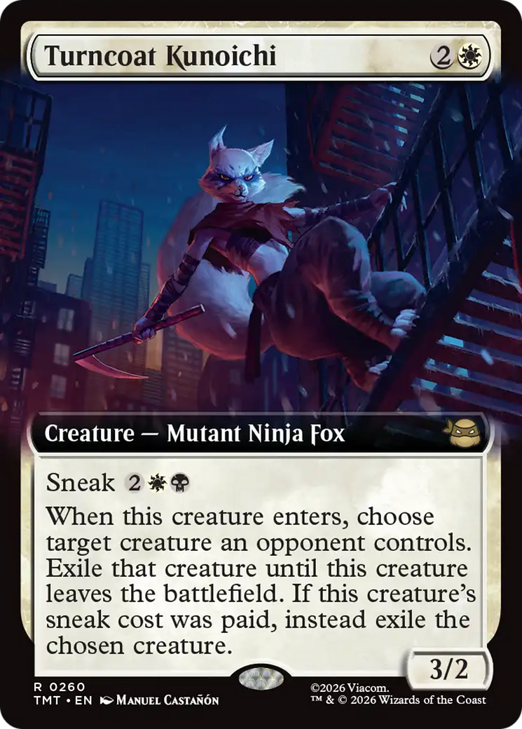 Turncoat Kunoichi (Extended Art) [Teenage Mutant Ninja Turtles] | Deep Dive Games St. Marys