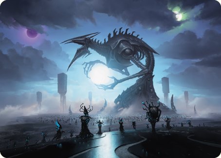 Blue Sun's Twilight Art Card [Phyrexia: All Will Be One Art Series] | Deep Dive Games St. Marys