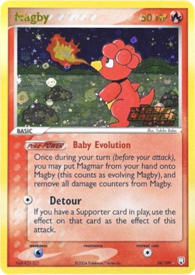 Magby (24/109) (Stamped) [EX: Team Rocket Returns] | Deep Dive Games St. Marys