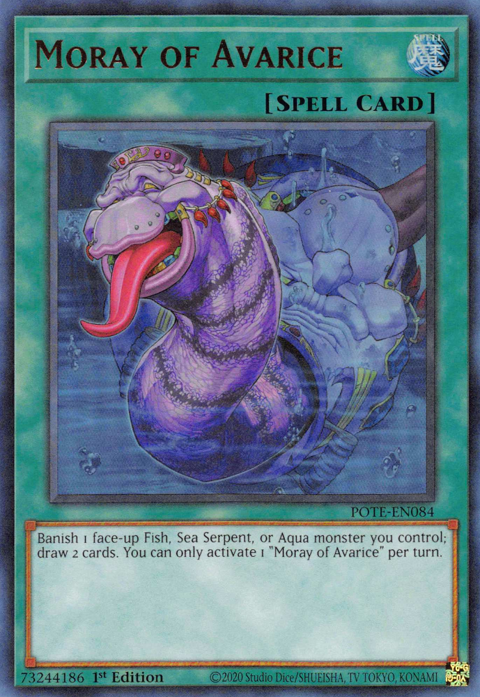 Moray of Avarice [POTE-EN084] Ultra Rare | Deep Dive Games St. Marys