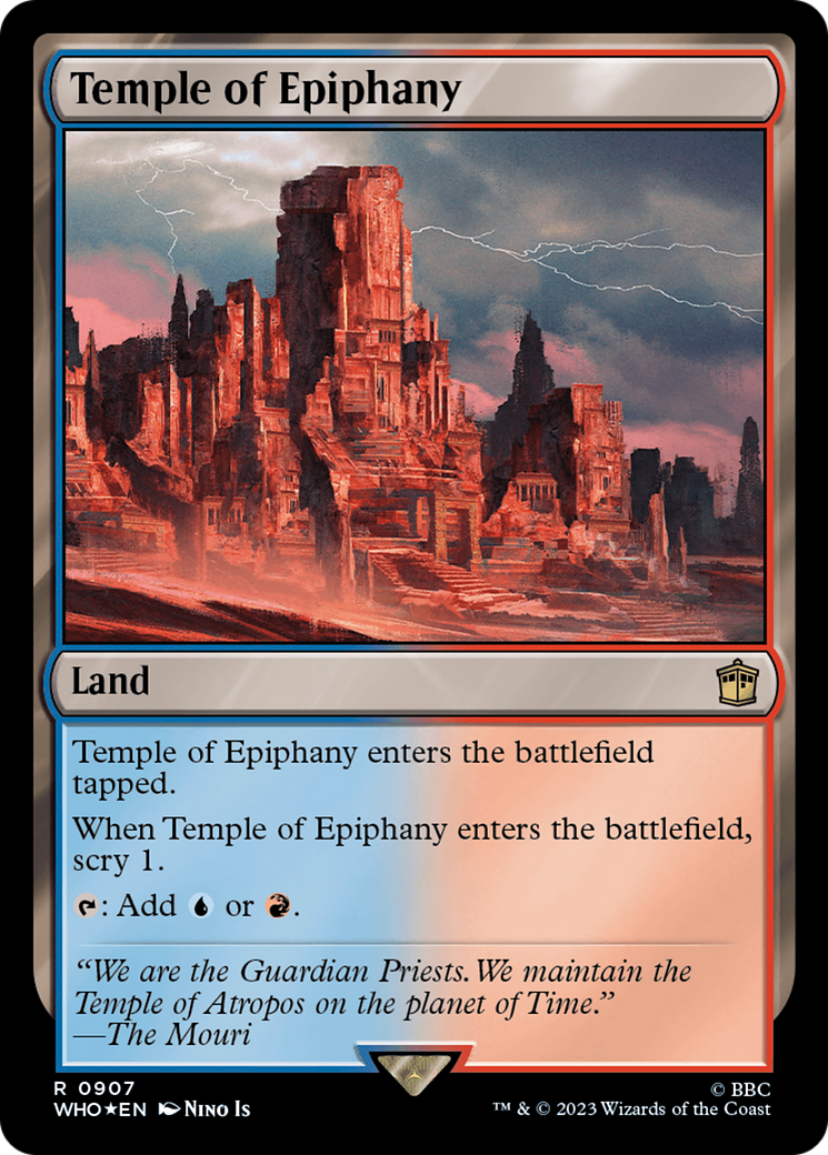 Temple of Epiphany (Surge Foil) [Doctor Who] | Deep Dive Games St. Marys