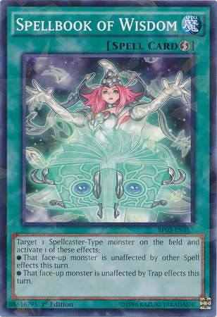 Spellbook of Wisdom [BP03-EN177] Shatterfoil Rare | Deep Dive Games St. Marys